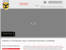 Tablet Screenshot of cubemedia.ro